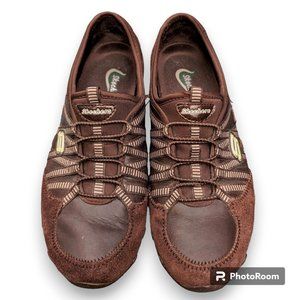 Skechers Sport Women's Dream Come True Fashion Sneaker Brown Trainers Bikers 7.5